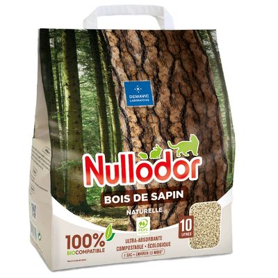 Nullodor Katzenstreu Bois De Sapin 10 l
