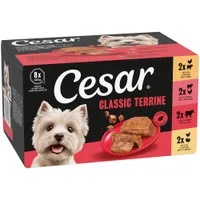 Cesar Classic Terrine Trays in Loaf Mixed Pack - 8 x 150g
