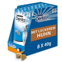 Purina Dentalife kissan hammashoitoherkku, kana - 8 x 40 g