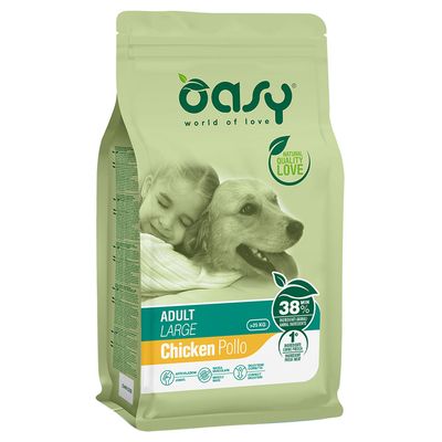 Oasy Adult Large Pollo Crocchette per cani 12 kg