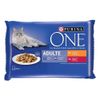 Sparpaket PURINA ONE 8 x 85 g Adult Huhn und Rind