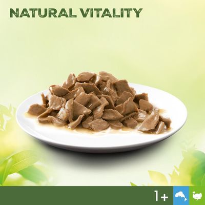 Perfect Fit Natural Vitality Adult 1+ - morské ryby a morčacie (36 x 50 g)