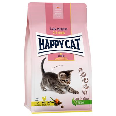 Happy Cat Young Kitten Land-Geflügel 4 kg