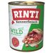 RINTI Kennerfleisch 800 g Alimento umido per cani Selvaggina