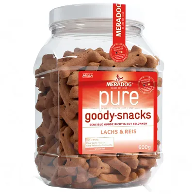 Mera Dog pure Goody Snacks, Indyk i ryż - Łosoś i ryż, 600 g Mera Dog pure Goody Snacks, Indyk i ryż - Łosoś i ryż, 600 g