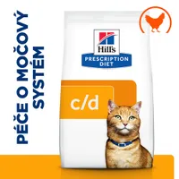 Hill's Prescription Diet c/d Multicare Urinary Care s kuřecím - 1,5 kg