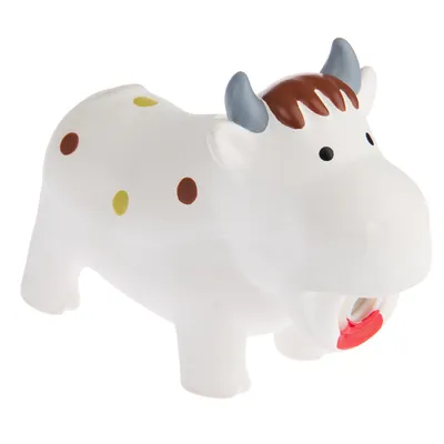 Hračka pro psy pískací latexová kráva Isabella - 1 kus, D 18 cm