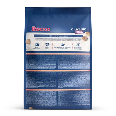 Rocco Classic Adult, wieprzowina z łososiem - 1 kg