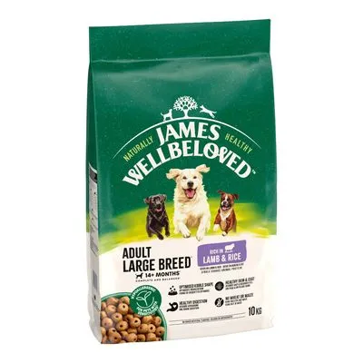 James Wellbeloved Adult Large Breed Dog Hypoallergenic Agnello & Riso