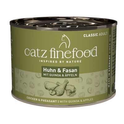 catz finefood Wild im neuen und alten Verpackungsdesign. Hinweis: 15 Jahre Premium-Qualität, Umstellung auf neues Design aus Nachhaltigkeitsgründen, Qualität bleibt unverändert.