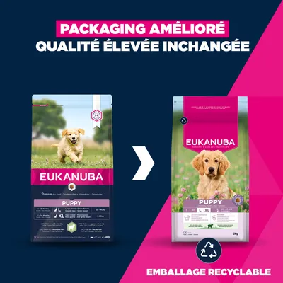 Eukanuba Premium Nutrition Puppy Large et Giant Breed agneau et riz - lot % : 2 x 12 kg