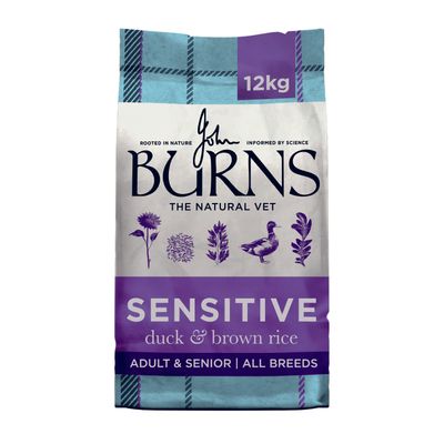 Burns Adult & Senior Sensitive - Duck & Brown Rice 12kg