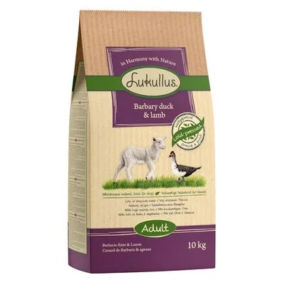 Lukullus kallpressat Barbary Duck & Lamm - Sparpack: 4 x 1,5 kg: nytt recept