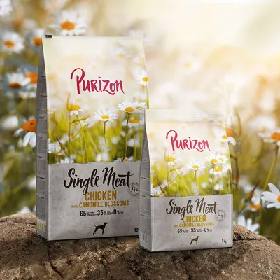 Purizon Single Meat Adult Dog - kylling med kamilleblomster kornfri 