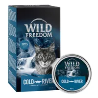 Lot Wild Freedom Adult 24 x 85 g pour chat - Cold River - saumon & poulet