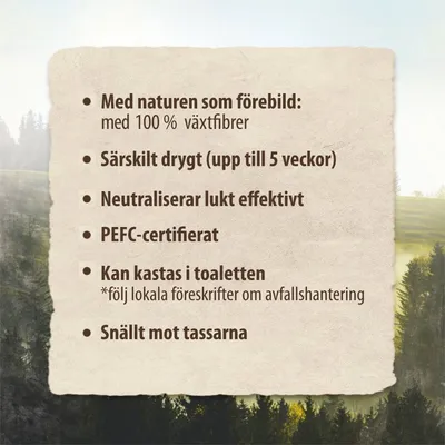 Purizon växtbaserat kattströ - 25 liter
