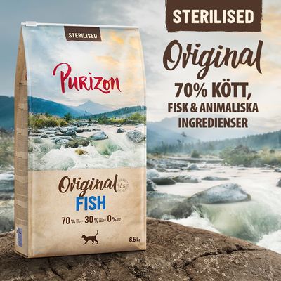 Purizon Sterilised Adult Fish - spannmålsfritt