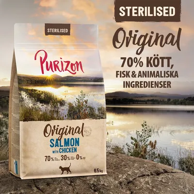 Purizon Sterilised Adult Salmon & Chicken - spannmålsfritt Purizon Sterilised Adult Salmon & Chicken - spannmålsfritt