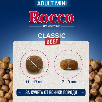Rocco Adult MINI Classic говеждо с пиле - 6 x 1 кг
