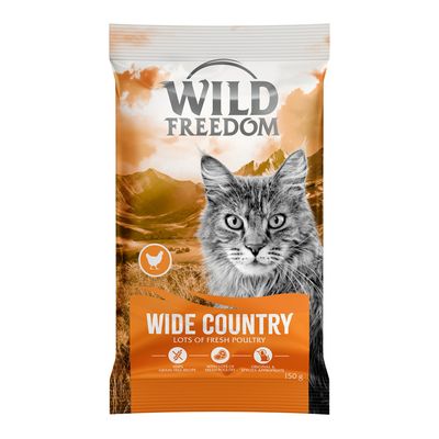 Wild Freedom Wide Country nourriture pour chats, 6,5 kg, recette 100 % sans céréales avec viande de volaille fraîche.