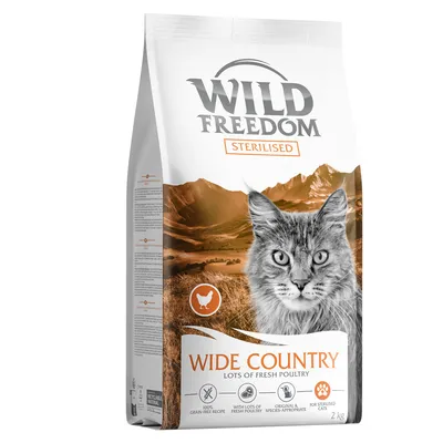 Wild Freedom Adult Wide Country Sterilised с птиче месо, без зърно -  НОВО: 2 х 6,5 кг