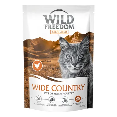 Wild Freedom Adult Wide Country Sterilised с птиче месо, без зърно -  НОВО: 2 х 6,5 кг