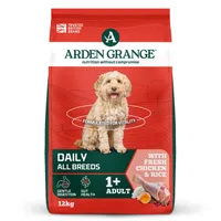 Arden Grange Daily 1+ Adult with Fresh Chicken & Rice - Economy Pack: 2 x 12kg