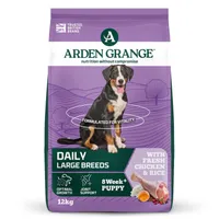 Arden Grange Daily Large Breeds Puppy with Fresh Chicken & Rice - 12kg