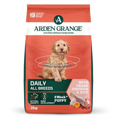 Arden Grange Daily Puppy with Fresh Chicken & Rice 2kg