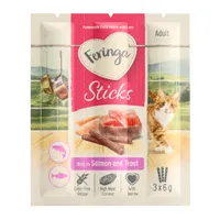 Feringa Bâtonnets saumon, truite pour chat - 30 x 6 g