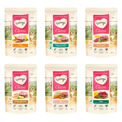 Feringa Classic Meat Menu 12 x 85 g en bolsitas - Pack mixto II: 6 variedades