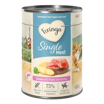 Feringa Single Meat Menu 6 x 410 g - Lax med potatis & persilja Feringa Single Meat Menu 6 x 410 g - Lax med potatis & persilja