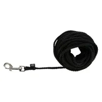 Trixie Round Drag Line - Black - Size S–M: 5m (L), 5mm diameter