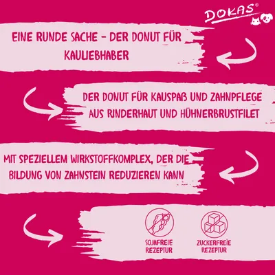 Dokas Donuts - mit Hühnerbrust (160 g)
