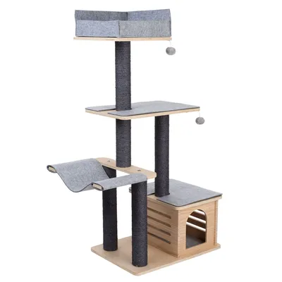 Modern Living драскалка за котки Raleigh - сив