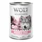 Wolf of Wilderness Adult 6 x 400 g - se spoustou čerstvé drůbeže Wooded Trails - drůbež s telecím