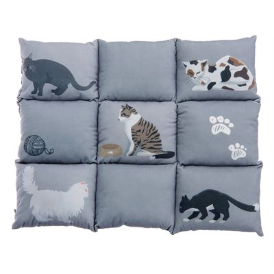 Katzenkissen Medley L 55 x B 45 x H 6 cm