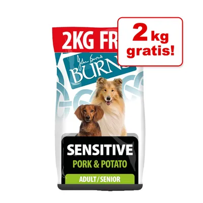 John Burns Sensitive Pork & Potato Hundefutter für Erwachsene und Senioren, 2 kg gratis. John Burns Sensitive Pork & Potato Hundefutter für Erwachsene und Senioren, 2 kg gratis.