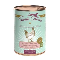 Lot Terra Canis sans céréales 12 x 400 g pour chien - poulet, panais, pissenlit & mûres