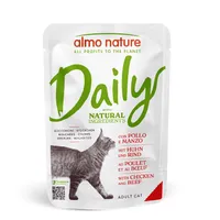 Икономична опаковка Almo Nature Daily Menu 24 x 70 г в паучове - пиле и говеждо