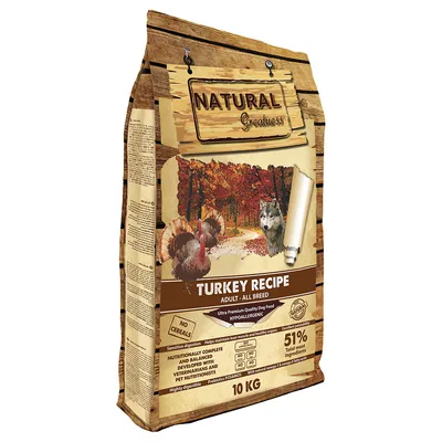 Natural Greatness Kalkoen Hondenvoer - 10 kg
