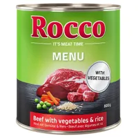 Rocco Menu Saver Pack 24 x 800g - Beef, Vegetables & Rice