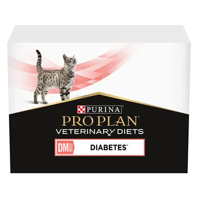 Purina Pro Plan Veterinary Diets DM Diabetes Katzenfutter, speziell für diabetische Katzen.