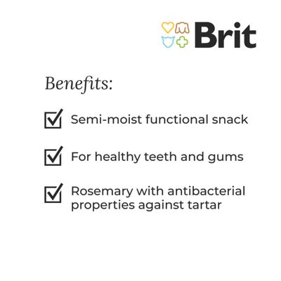 Brit Care Functional Dental Snack Venison - 3 x 150 g