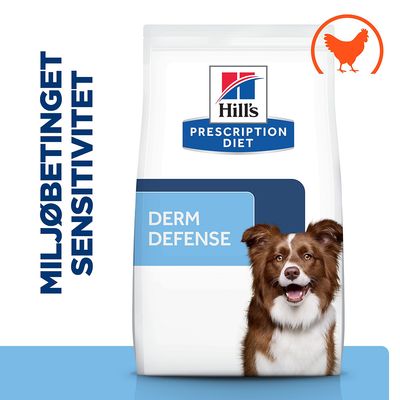 Hill's Prescription Diet Canine Derm Defense Hundefôr med kylling 6,5 kg