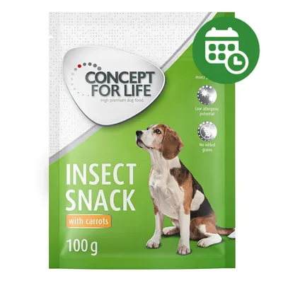 30% reducere! Concept for Life Insect Snack Morcov