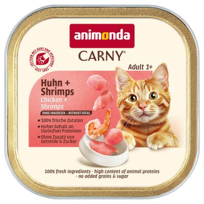 animonda Carny Adult 32 x 85 g Kip & Garnalen