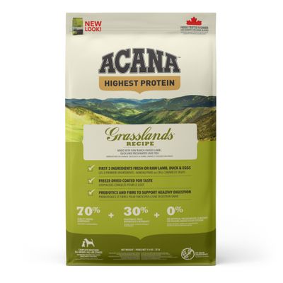 Acana Highest Protein jagnięcina, kaczka i jajka - 11,4 kg