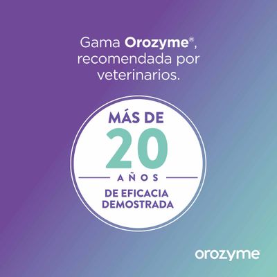 Orozyme, recomendado por veterinarios. Más de 20 años de eficacia comprobada.