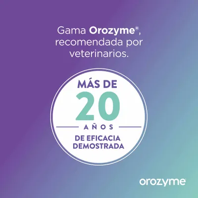 Orozyme, recomendado por veterinarios. Más de 20 años de eficacia comprobada.